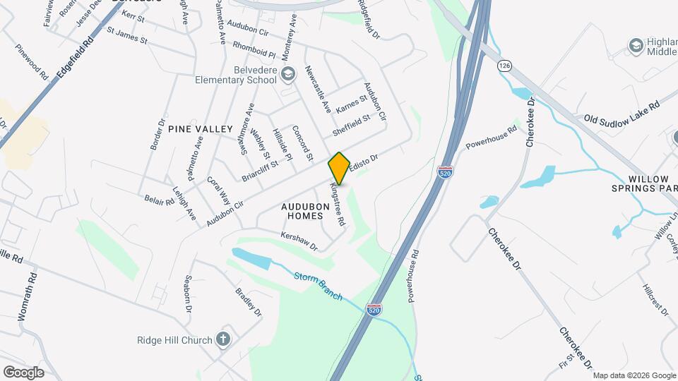 404 Kingstree Rd Map and Location Details