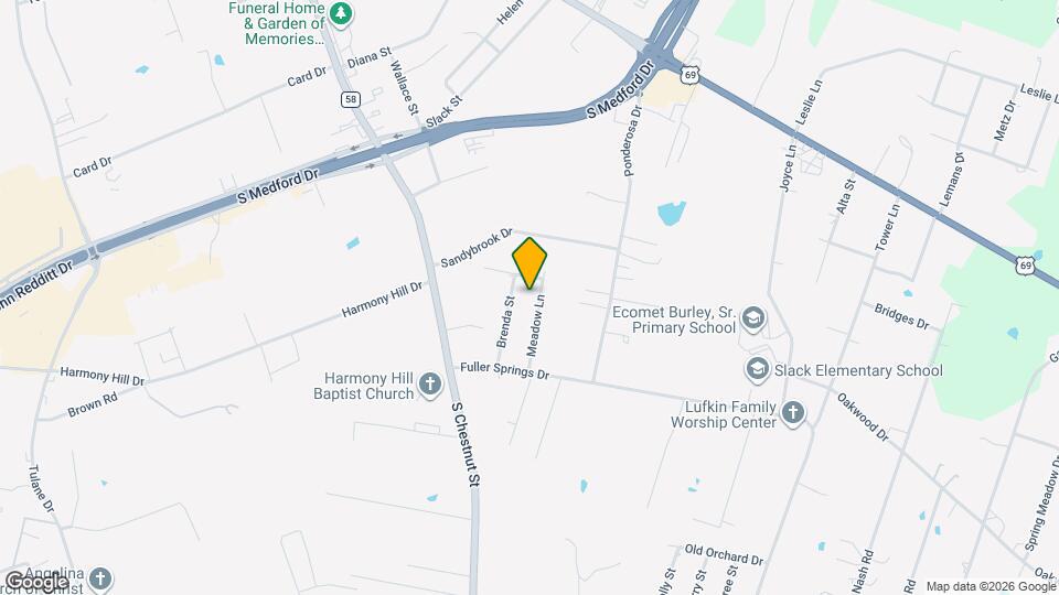 906 Meadow Ln Map and Location Details