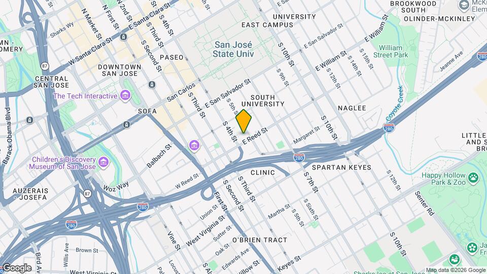 183 E Reed St Map and Location Details