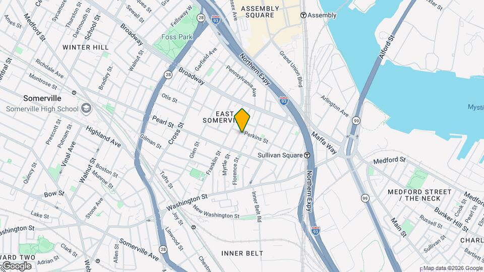 132 Perkins St Map and Location Details