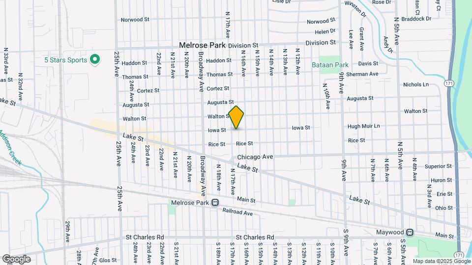 819 N 17th Ave Map and Location Details