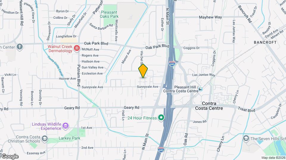 1574 Sunnyvale Ave Map and Location Details