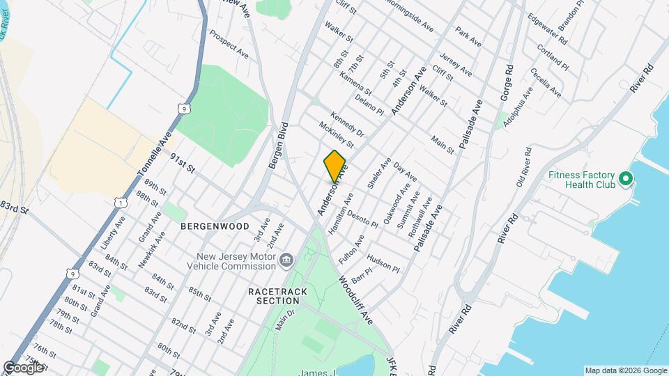 62 Anderson Ave, Unit 1 Map and Location Details