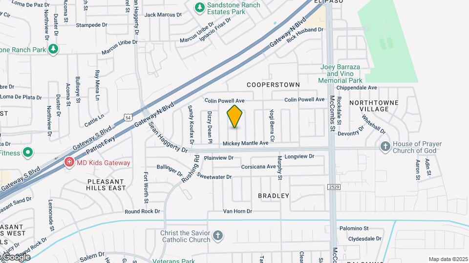 10921 Casey Stengel Pl Map and Location Details