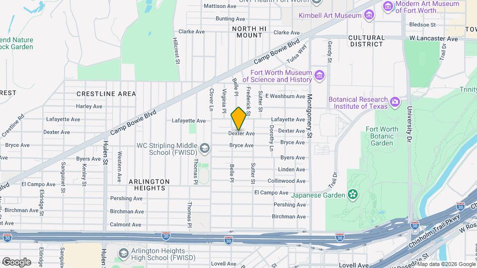 3927 Dexter Ave Map and Location Details
