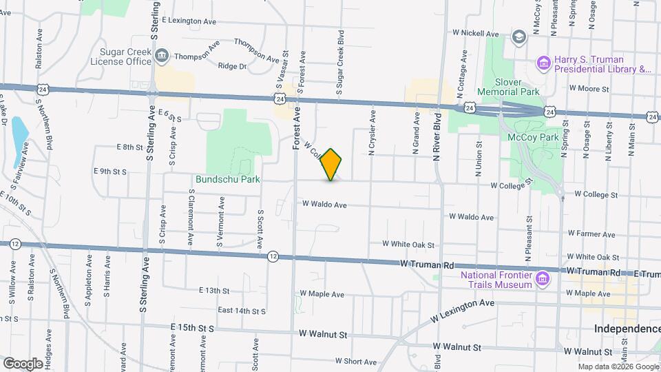 1419 W College Ter Mapa y Detalles de la Ubicación