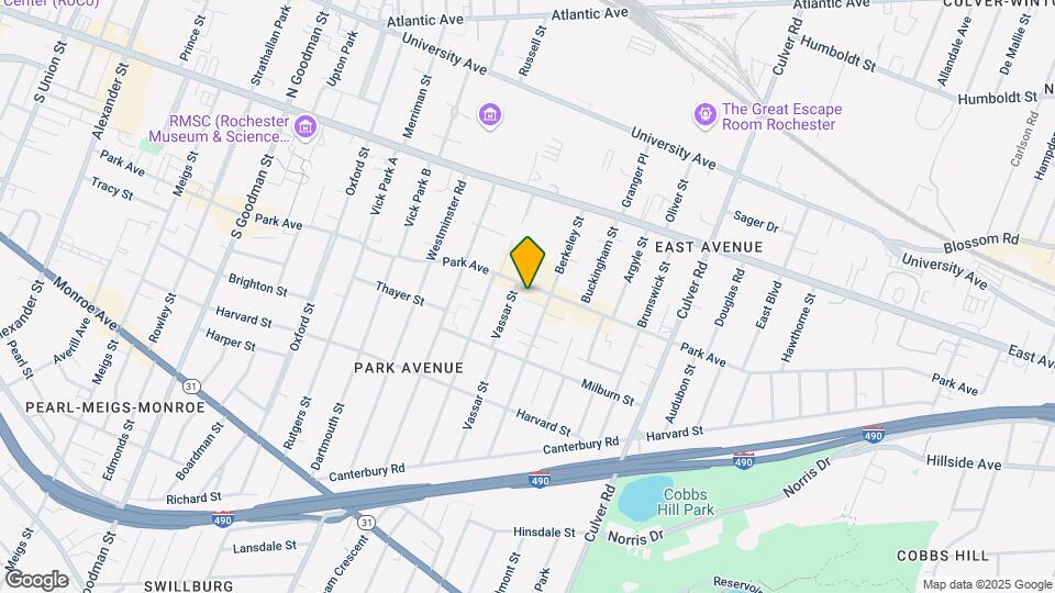 639 Park Ave. Mapa y Detalles de la Ubicación