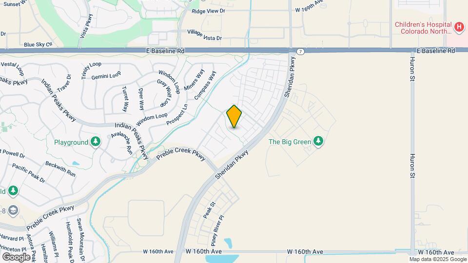 16542 Umatilla Pl Map and Location Details