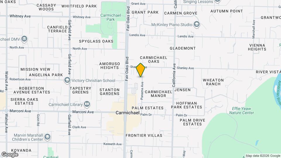 3109 Panama Ave Map and Location Details