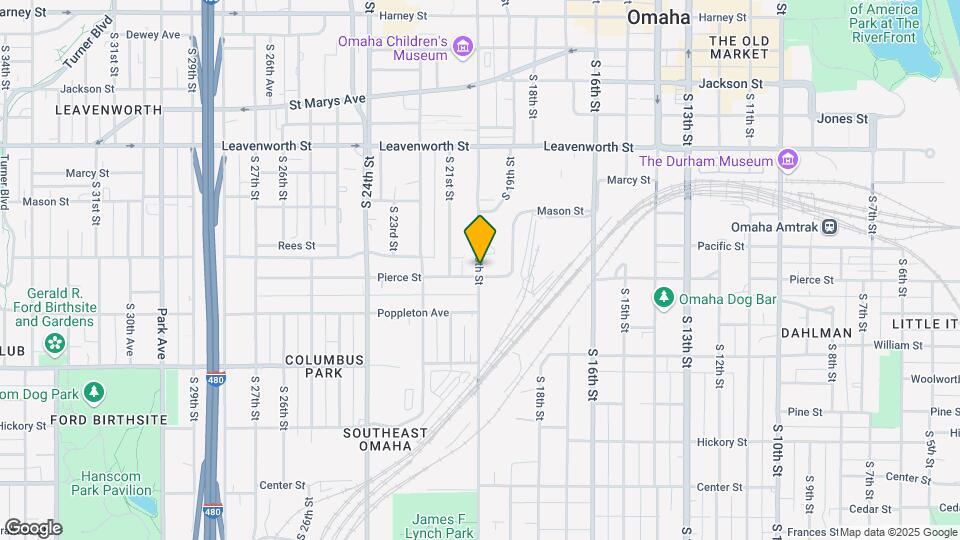 1103 S 20th St Mapa y Detalles de la Ubicación