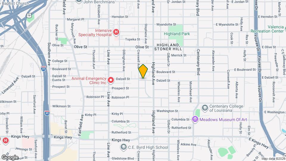 548 Dalzell St Map and Location Details