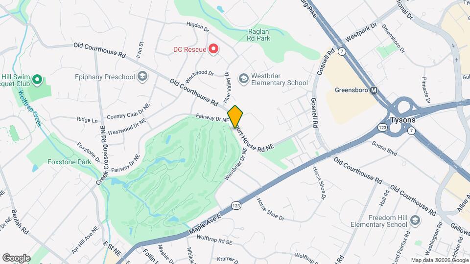 308 Old Court House Rd NE Map and Location Details