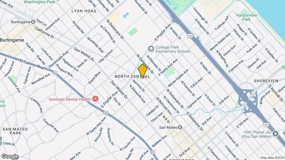 325 N Claremont St Map and Location Details