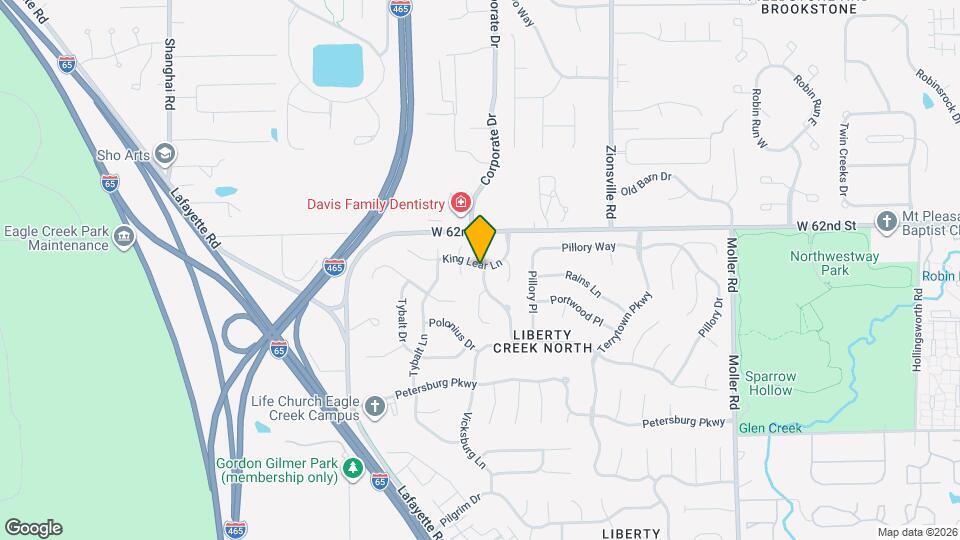 5943 King Lear Dr Map and Location Details