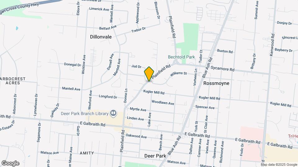 8468 Plainfield Rd Map and Location Details