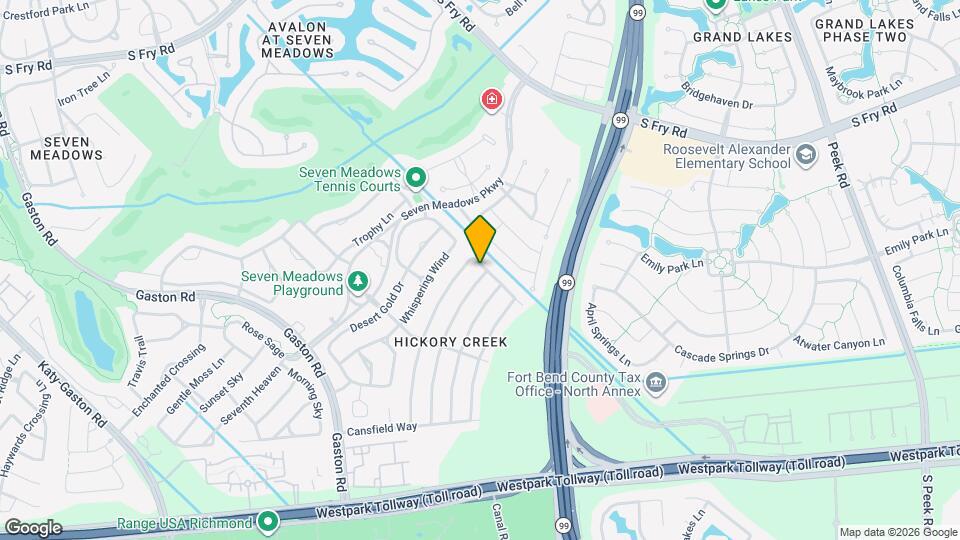 7223 Yardley Dr Map and Location Details