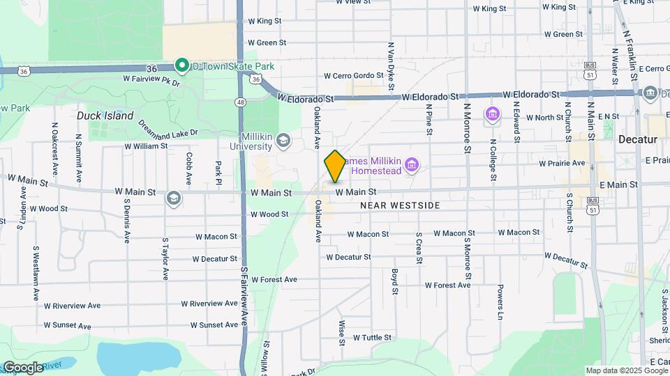 1076 W Main St Map and Location Details