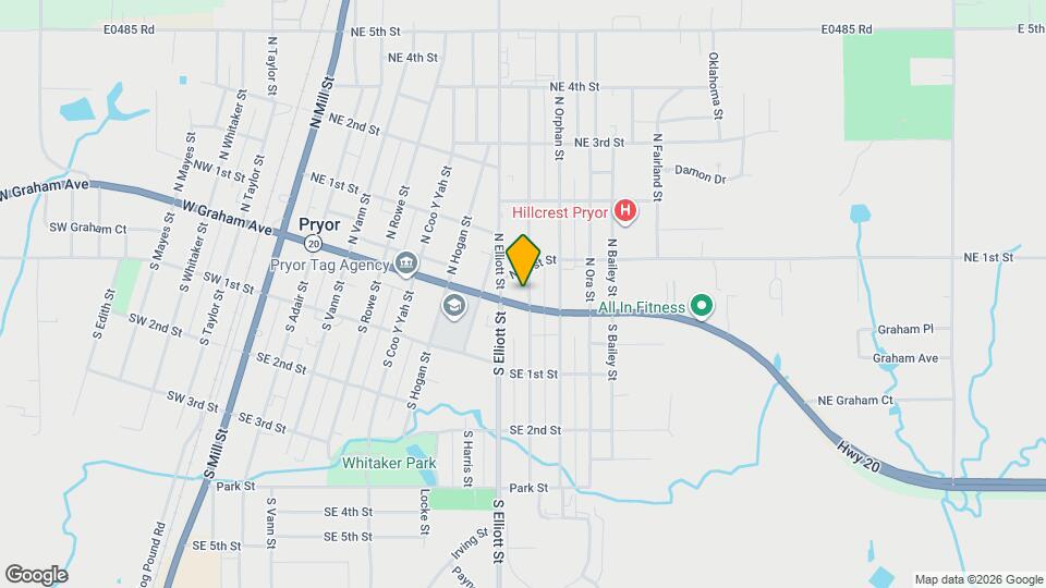 16 N Indianola St Map and Location Details