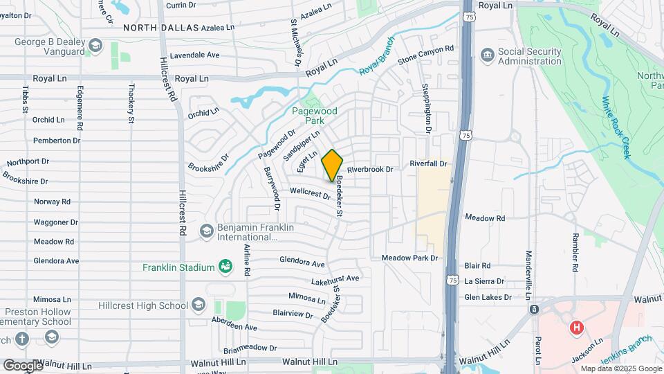 7434 Woodthrush Dr Map and Location Details