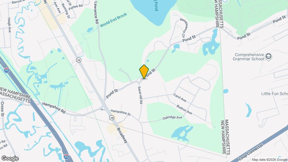 34 Pond St, Unit 2 Map and Location Details