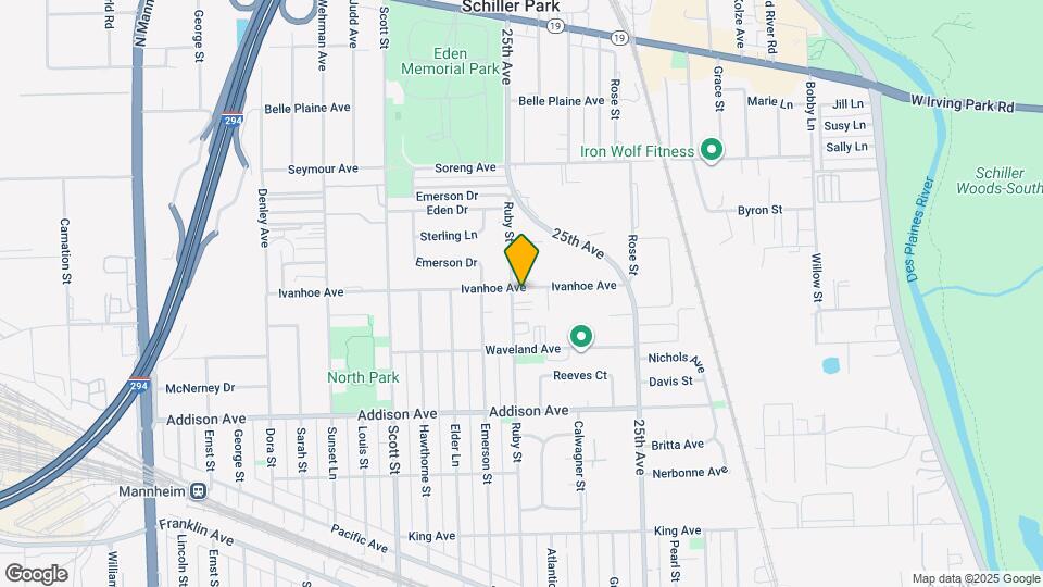9781 Ivanhoe Ave Map and Location Details