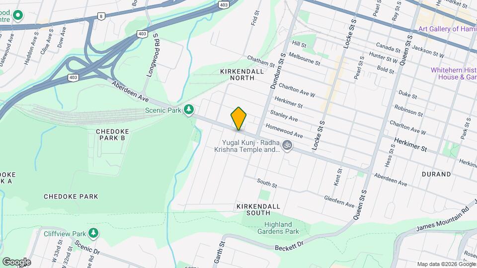 459 Aberdeen Ave Map and Location Details