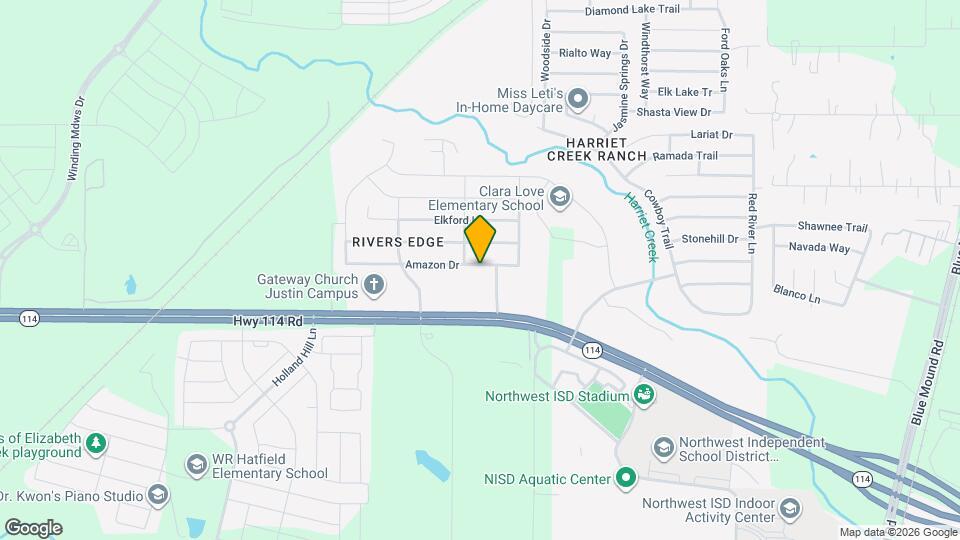 1416 Amazon Dr Map and Location Details