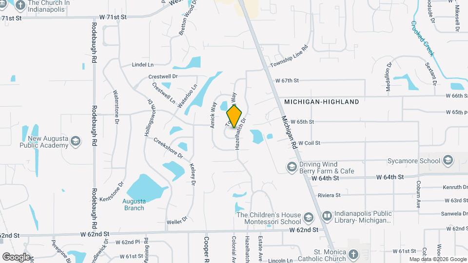 6470 Hazelhatch Dr Map and Location Details
