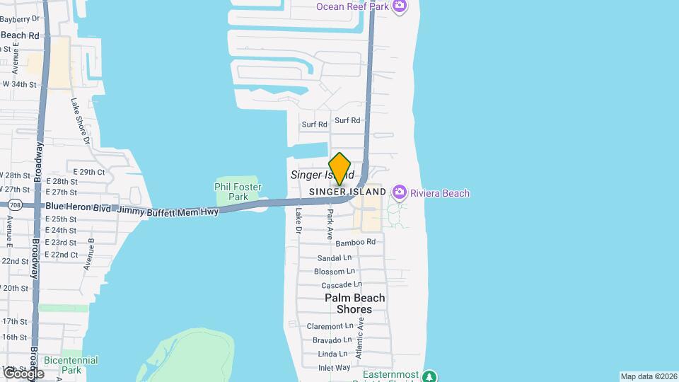 1200 Blue Heron Blvd Mapa y Detalles de la Ubicación