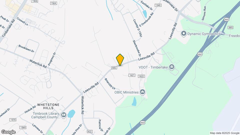 19625 Leesville Rd Map and Location Details