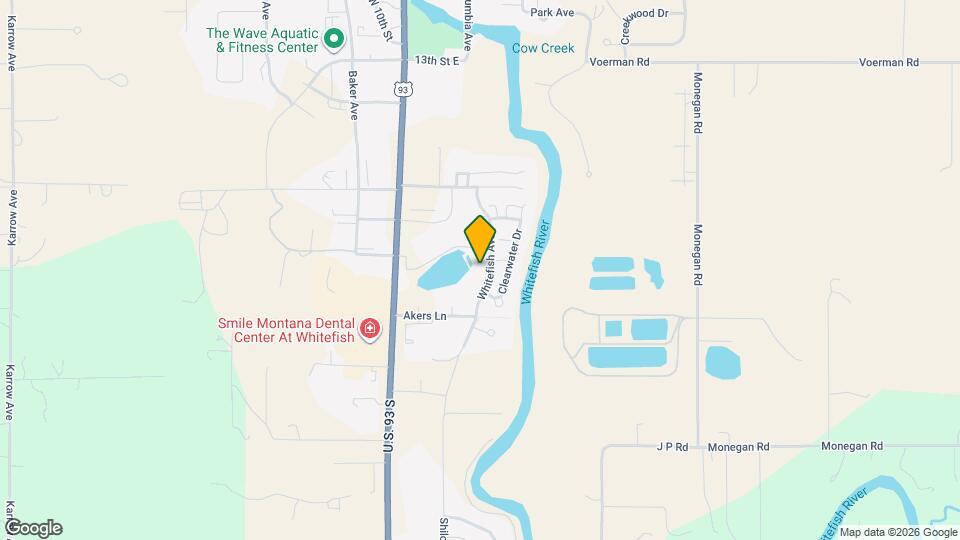 1934 Whitefish Ave Map and Location Details