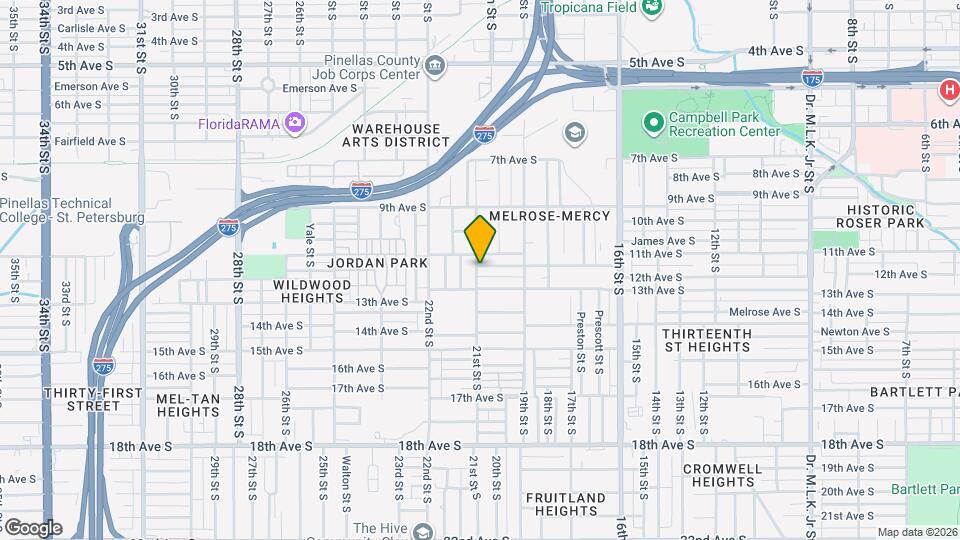 1204 21st St S Map and Location Details