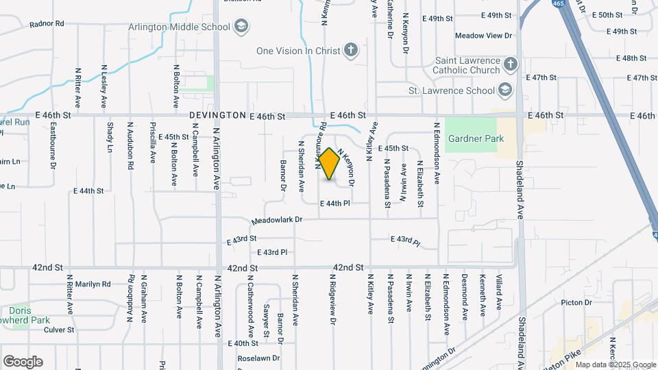 6341 Osborn Dr Map and Location Details