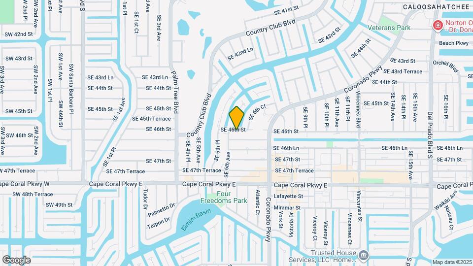 610 SE 46th St Map and Location Details
