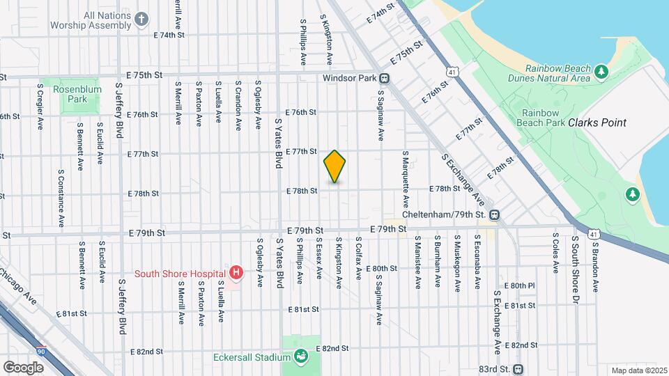 South Shore Neighborhood Apartments Map and Location Details