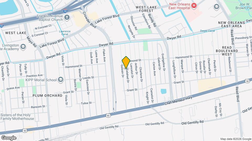 4734 Galahad Dr Map and Location Details