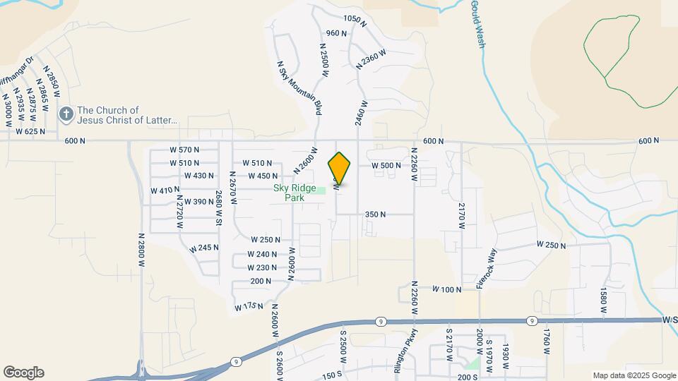 441 N 2480 W Mapa y Detalles de la Ubicación