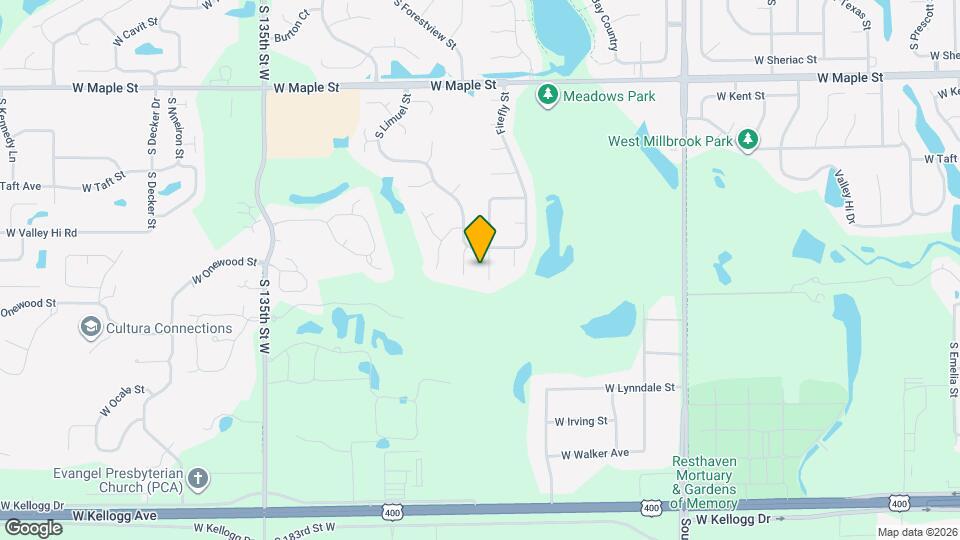 613 S Wheatland Cir Map and Location Details