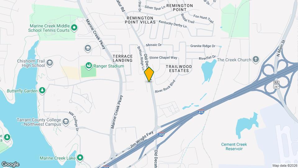 5040 Britton Ridge Ln Mapa y Detalles de la Ubicación