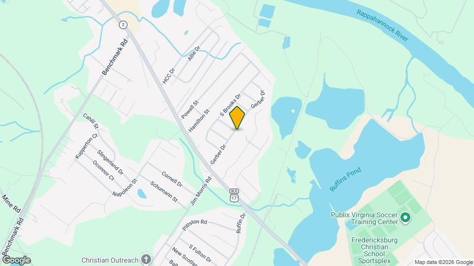 206 Gerber Dr Map and Location Details