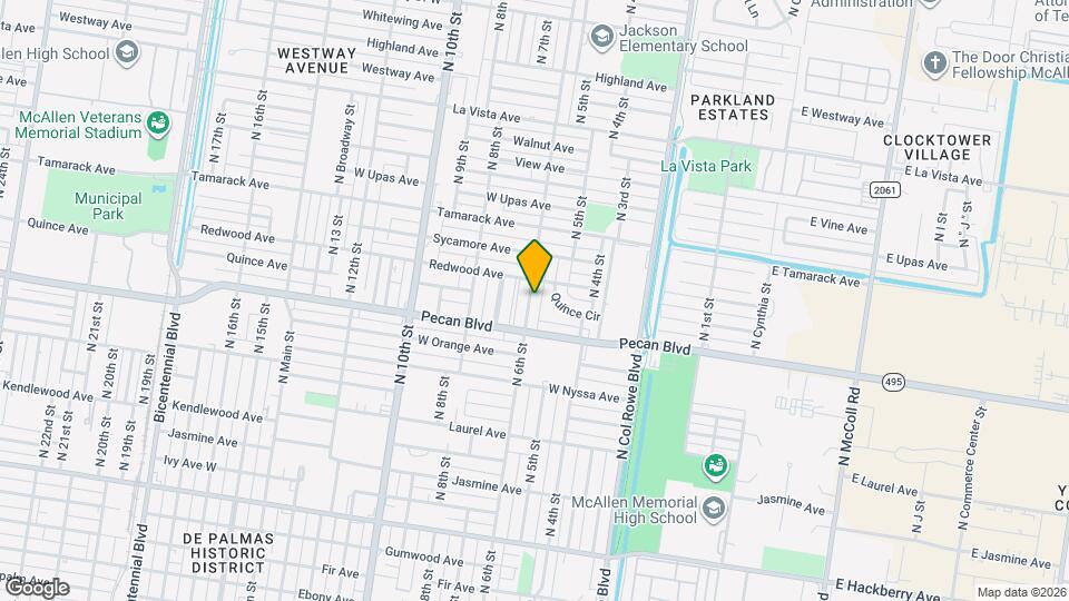 1700 N 6th St Map and Location Details