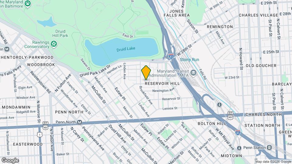 914 Whitelock St Map and Location Details