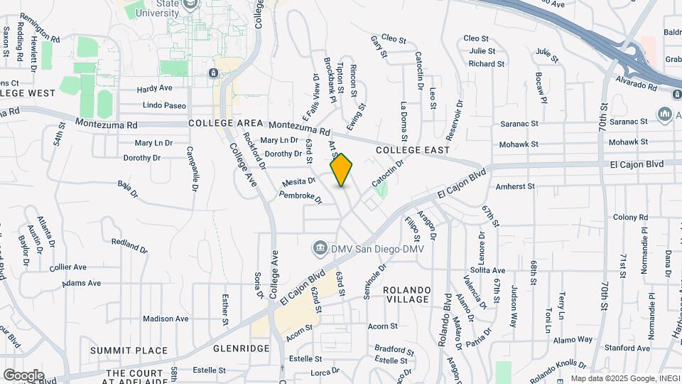 4938 Art St Map and Location Details