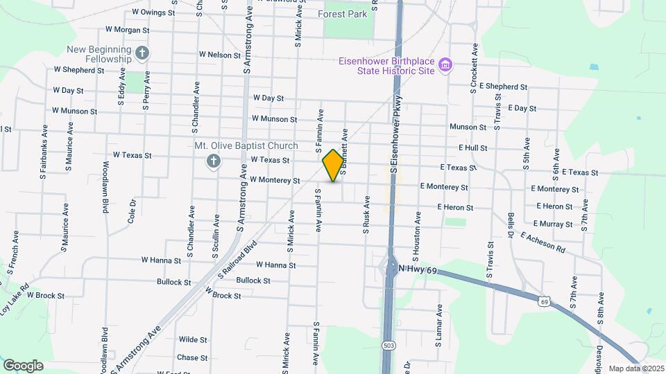 412 W Monterey St Map and Location Details