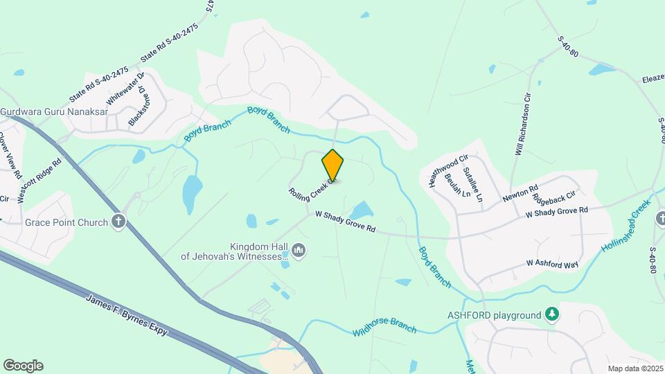 109 Rolling Creek Cir Map and Location Details