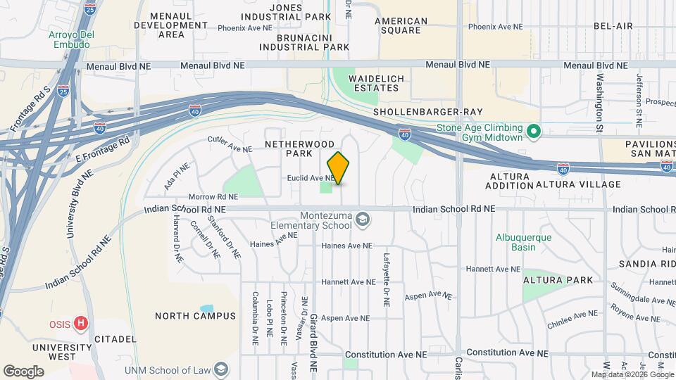 1717 Richmond Dr NE Map and Location Details