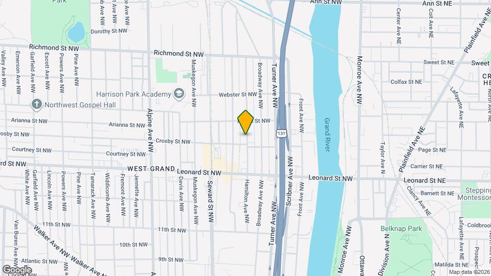 1317 Hamilton Ave NW Map and Location Details