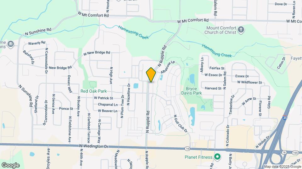 1685 N Izard Ln Map and Location Details