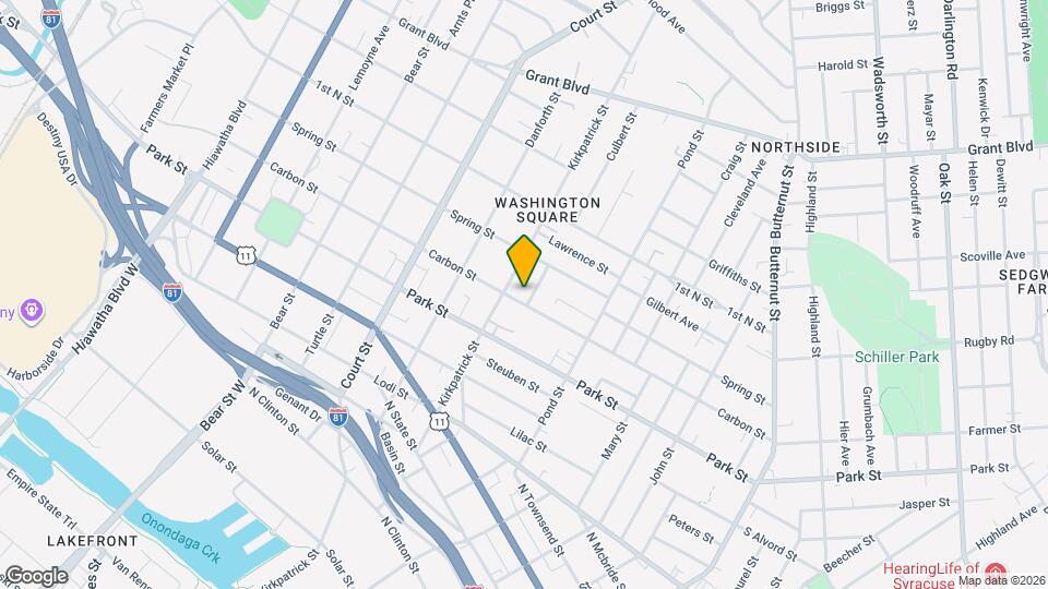 638 Carbon St Map and Location Details