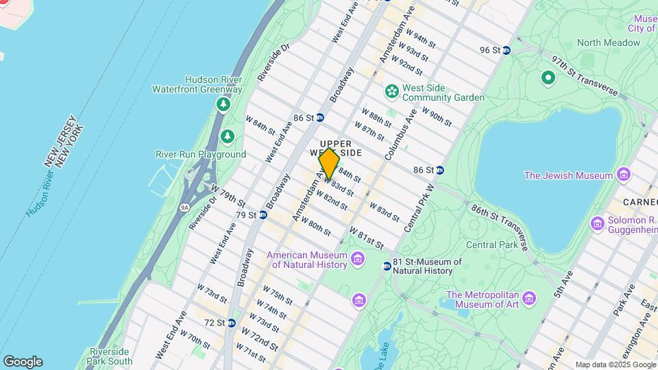 158 W 83rd St Map and Location Details